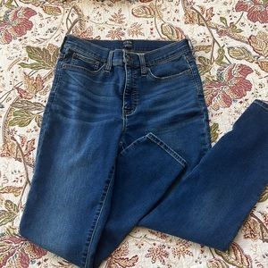 J Crew High Ride Skinny Jeans Size 29
